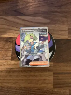 Pokemon TCG Ciphermaniac's Codebreaking 198/162 Temporal Forces Full Art Trainer - Image 1