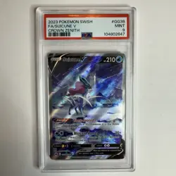 Suicune V GG38/GG70 Crown Zenith: Galarian Gallery Full Art 2023 Pokemon PSA 9 - Image 1