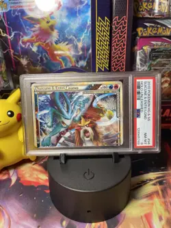 2010 Pokemon Hs Unleashed Holo Entei/Suicune Legend #94 PSA 8 - Image 1