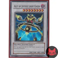 Yugioh Ally of Justice Light Gazer THSD-EN096 Super Rare NM - Image 1