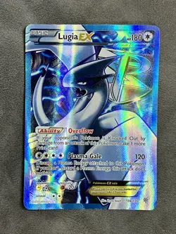 Pokemon TCG Lugia EX Team Plasma Storm 134/135 Secret Rare Card - Image 1