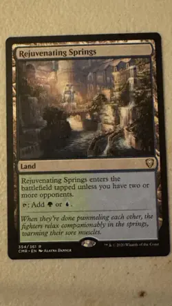 MTG English Rejuvenating Springs NM Normal Commander Legends - Image 1