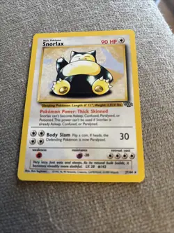 POKEMON TCG Jungle Snorlax 27/64 Non Holo Card Vintage #gin300 - Image 1