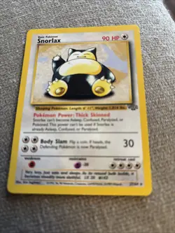 POKEMON TCG Jungle Snorlax 27/64 Non Holo Card Vintage #gin300 - Image 3