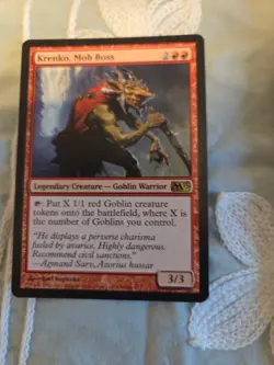 Krenko, Mob Boss Foundations Rare Magic the Gathering Card - Image 1