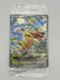 Pokemon Card Pikachu Svp Black Star Promos SVP027 Holo Promo Full Art #27 SEALED - Image 1