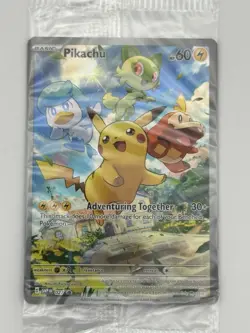 Pokemon Card Pikachu Svp Black Star Promos SVP027 Holo Promo Full Art #27 SEALED - Image 3