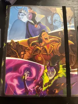 Disney Lorcana The First Chapter Villians 9 Pocket Binder Costco Holds 252 Cards - Image 1