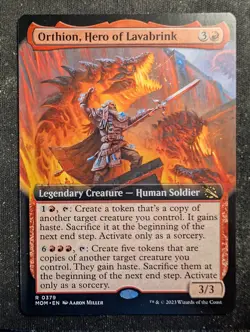 Orthion, Hero of Lavabrink - Extended - March of the Machine (MTG) - Image 1
