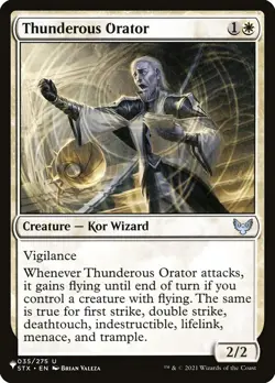 MTG Magic the Gathering Thunderous Orator (STX-35/2869) The List LP - Image 1