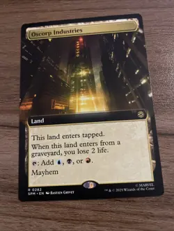 Oscorp Industries (Extended Art) 282 MTG Marvel's Spider-Man Non-Foil NM/M - Image 1