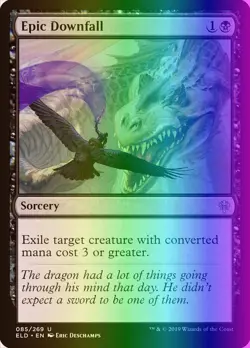 MTG Magic the Gathering Epic Downfall (85/533) Throne of Eldraine LP FOIL - Image 1