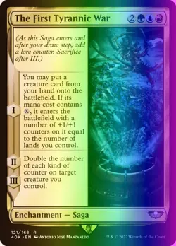 MTG The First Tyrannic War (121u/658) Warhammer 40,000 LP FOIL- SURGE - Image 1
