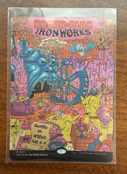 FOIL - Krark-Clan Ironworks - Borderless MTG NM 0011 Encyclopedia Secret Lair - Image 1