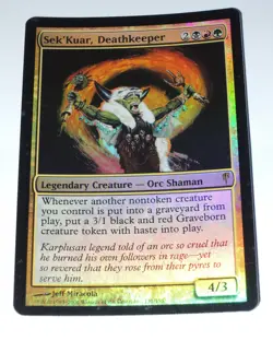 MtG - FOIL - Sek'Kuar, Deathkeeper - Coldsnap - (CSP) - NM - Image 1