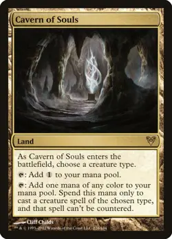 1 Cavern of Souls, Avacyn Restored Magic The Gathering MTG Lightly Played LP - Image 1