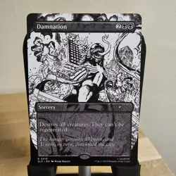 MTG Damnation (2019) *Non-Foil* B&W Inked Secret Lair: Venom MT/NM Free Ship - Image 1