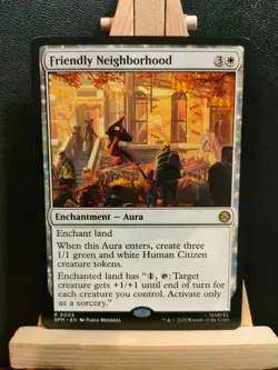 Friendly Neighborhood - Marvel's Spider-Man - Rare - NM (see pics) MTG - Image 1