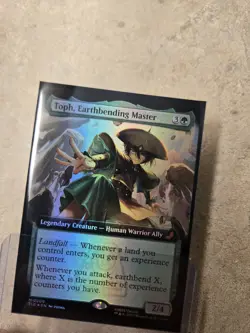 x1 Toph, Earthbending Master - Foil - Extended Art M MTG Avatar: The Last Airben - Image 1