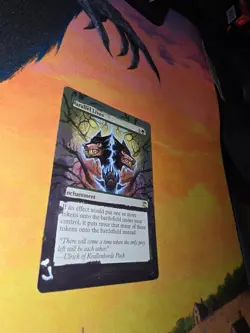 MTG ALTERED 1X Parallel Lives magic the gathering hand painted Full art - Image 3