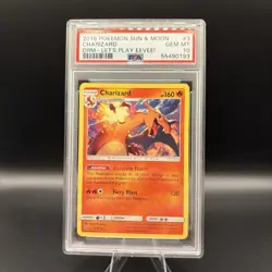 Pokemon TCG Charizard #3 Let’s Play Eevee PSA 10 Gem Mint - Image 1