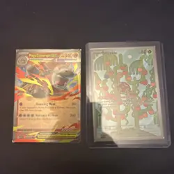 Pokemon TCG Mega Evolution Shuckle 136/132 Full Art + Mega Camerupt EX 022/132 - Image 1