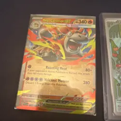 Pokemon TCG Mega Evolution Shuckle 136/132 Full Art + Mega Camerupt EX 022/132 - Image 3