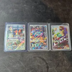 3 Full Set SVG Bulbasaur Charmander Squirtle 050 051 052 Pokemon Korean Promo 1 - Image 1