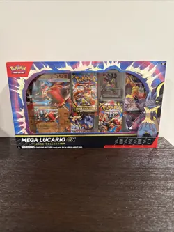 Pokemon TCG Mega Lucario ex Premium Figure Collection Box Factory Sealed - Image 1