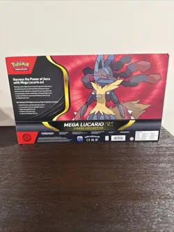 Pokemon TCG Mega Lucario ex Premium Figure Collection Box Factory Sealed - Image 2