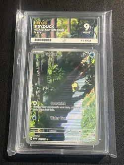 2023 Pokemon SV 151 MEW EN Psyduck #175/165 ACE 9 Graded Slab - Image 1