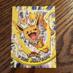 2000 Topps Pokemon Series 3 #135 Jolteon TV Animation Edition Blue - Image 1