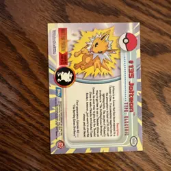 2000 Topps Pokemon Series 3 #135 Jolteon TV Animation Edition Blue - Image 2
