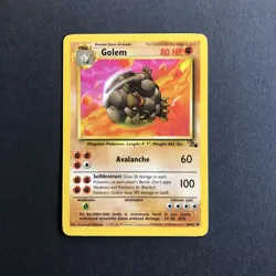 Pokemon TCG Golem Fossil 36 Regular Unlimited Uncommon - Image 1