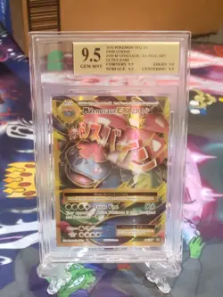Pokemon TCG XY Evolutions M Venusaur EX 100/108 Full Art Ultra Rare Mnt Grad 9.5 - Image 1
