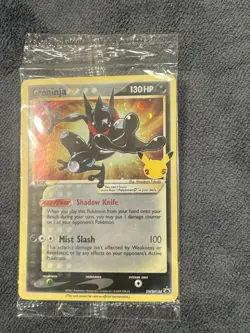 Pokemon TCG Greninja Gold Star Promo SWSH144 Celebrations ETB Factory Sealed - Image 1
