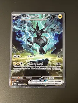 Pokemon TCG Zekrom EX Sir Black Bolt 166/086 NM Condition - Image 1