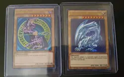Blue-Eyes White Dragon & Dark Magician CT13 2016 Yugioh Limited Edition Ultra NM - Image 1