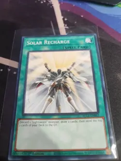 Yu-Gi-Oh TCG #BLC1-EN062 Solar Recharge 1st Ed Common LP - Image 1