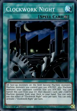 Clockwork Night - Super Rare 1st Edition RA03-EN071 - NM - YuGiOh - Image 1