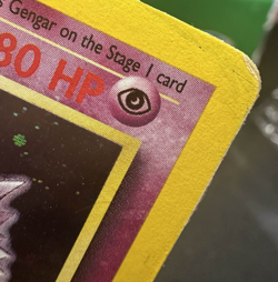 Pokemon Card Sabrina's Gengar 14/132 Gym Heroes Holo SWIRL - Image 3