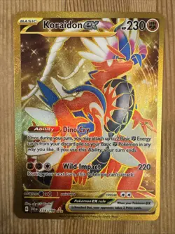 Koraidon Ex - 254/198 - Pokemon Scarlet Violet Base Secret Rare Card NM - Image 1