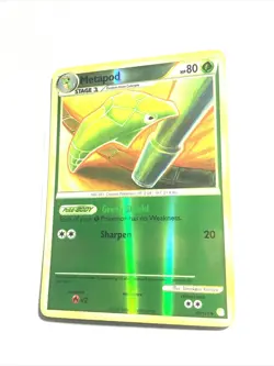 METAPOD - 46/123 - HeartGold SoulSilver HGSS - Reverse Holo - Pokemon Card - NM - Image 1