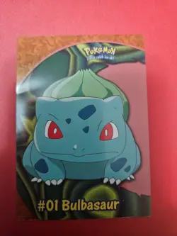 #01 Bulbasaur Topps Pokemon Card - Image 1