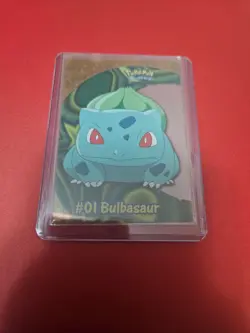 #01 Bulbasaur Topps Pokemon Card - Image 3