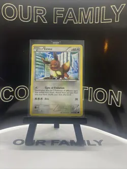 Eevee 90/116 Near Mint Common B&W Plasma Freeze 2013 Pokemon Card - Image 1