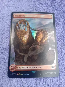 MTG - Mountain #0304 FOIL -Final Fantasy - MINT PACK FRESH CARD - Image 1