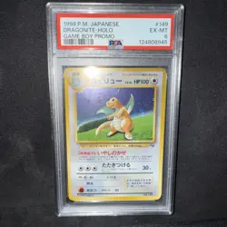 PSA 6 Dragonite 149 Game Boy Promo Holo Rare 1998 Pokemon Card Japanese F/S - Image 3