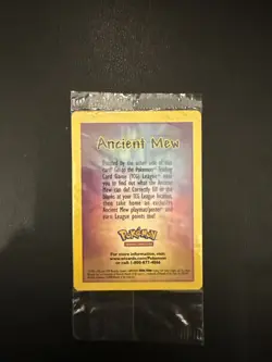 Sealed Ancient Mew Holofoil Promo Card Pokemon the Movie 2000 - Image 1