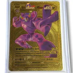 Pokemon - Grimmsnarl VMAX - G-Max Drill - Gold Foil - Fan Art - Card #115/189 - Image 1